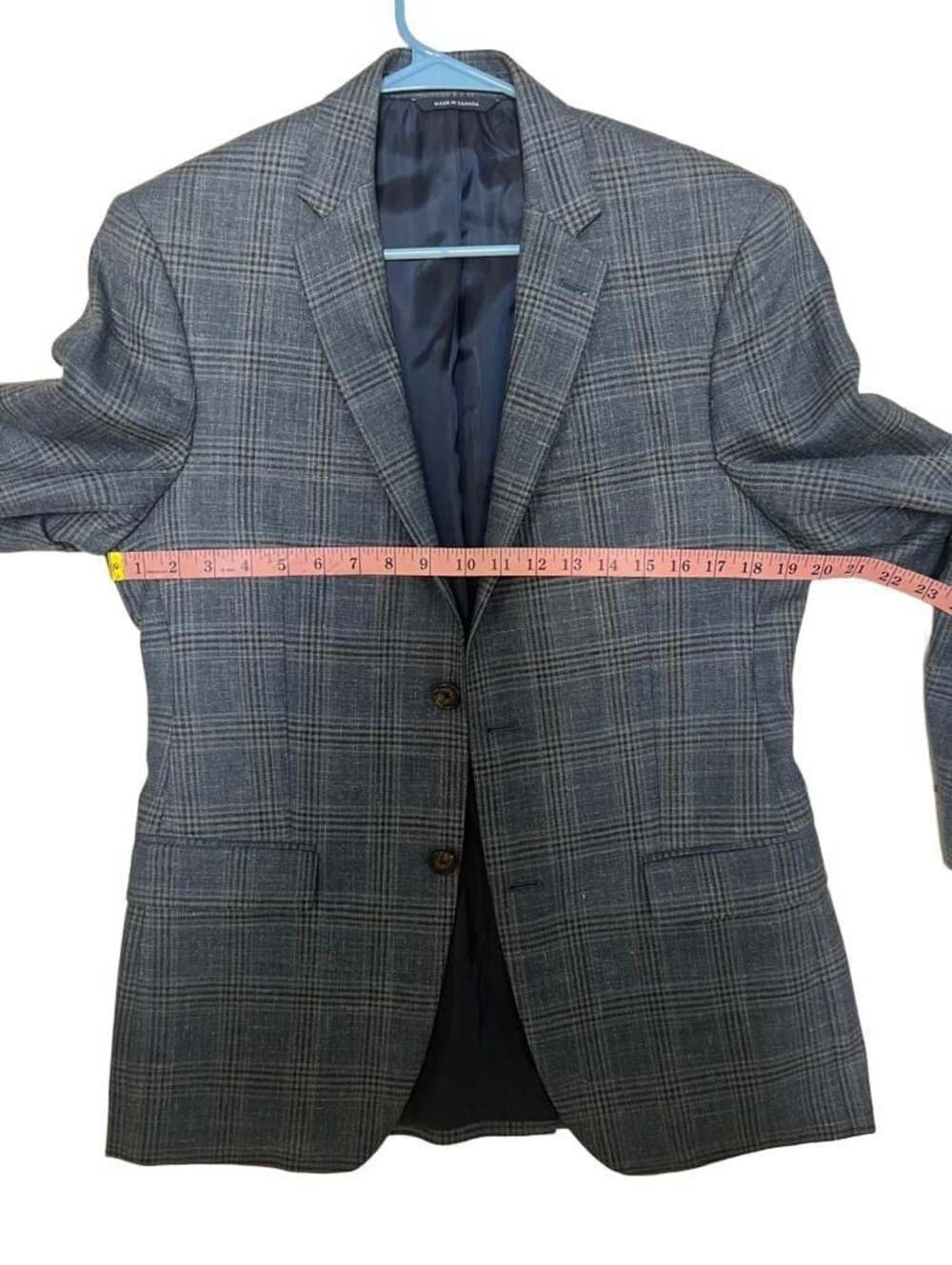 Ralph Lauren Wool Silk Linen Plaid Sport Coat Blazer, 38R - Picture 12 of 13
